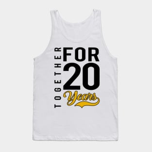 '20th Wedding Anniversary' Cool Wedding Gift Tank Top